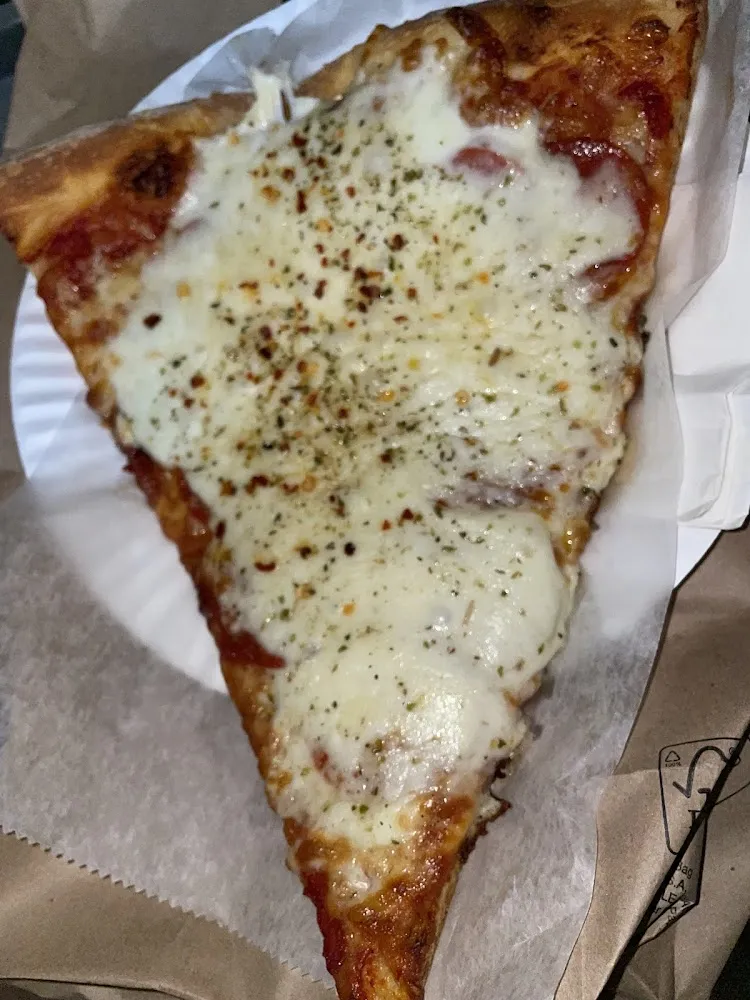 Pepperoni Pizza Slice with Extra Cheese